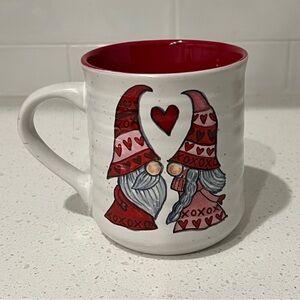 Valentine's Gnome Mug with Heart Design